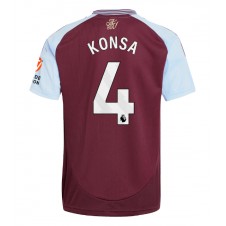 Aston Villa Ezri Konsa #4 Hemmatröja 2024-25 Korta ärmar